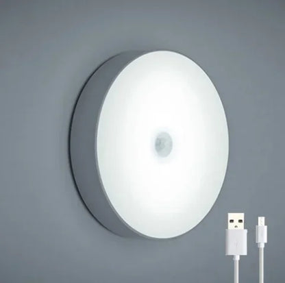 LED Motion Sensor Light Wireless Night Light under Cabinet Light Closet Lamp Smart Wall-Mounted Body Induction Lamp Home Decor
