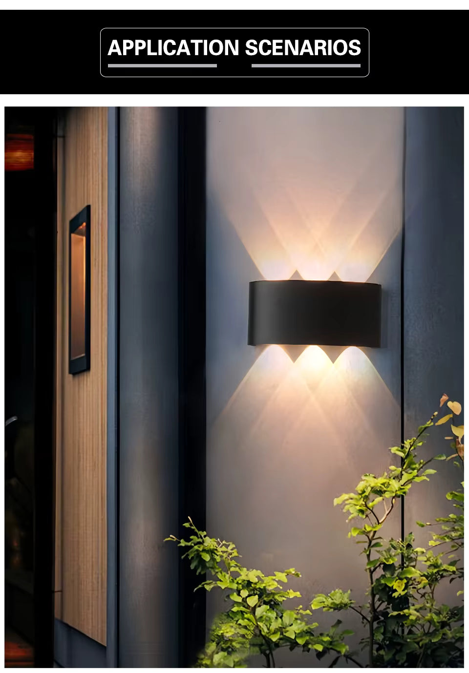 Modern LED Wall Light Up and Down - Indoor & Outdoor Sconce - Minimalist Curved Design - Warm/White Light - IP65 Waterproof Aluminum - Luxury Home Decor Lamp
