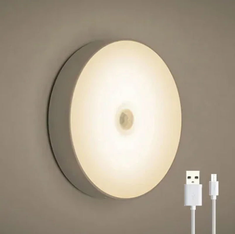 LED Motion Sensor Light Wireless Night Light under Cabinet Light Closet Lamp Smart Wall-Mounted Body Induction Lamp Home Decor